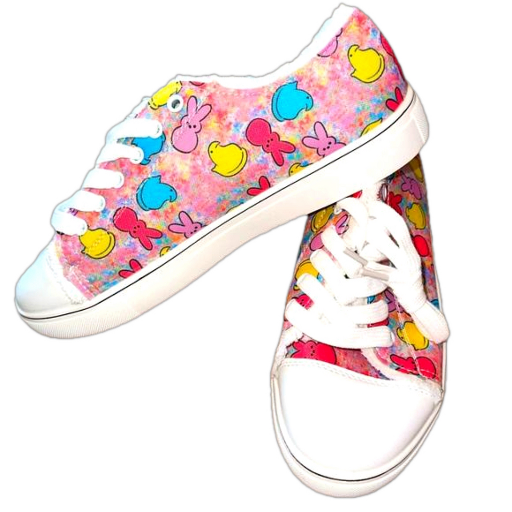NWOT Peeps Colorful Women's Sneakers  Sz 9